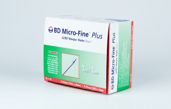 Strzykawki insulinowe BD Micro-Fine Plus - 1 ml U-40, z igłą 8mm x 0,30 (30G)